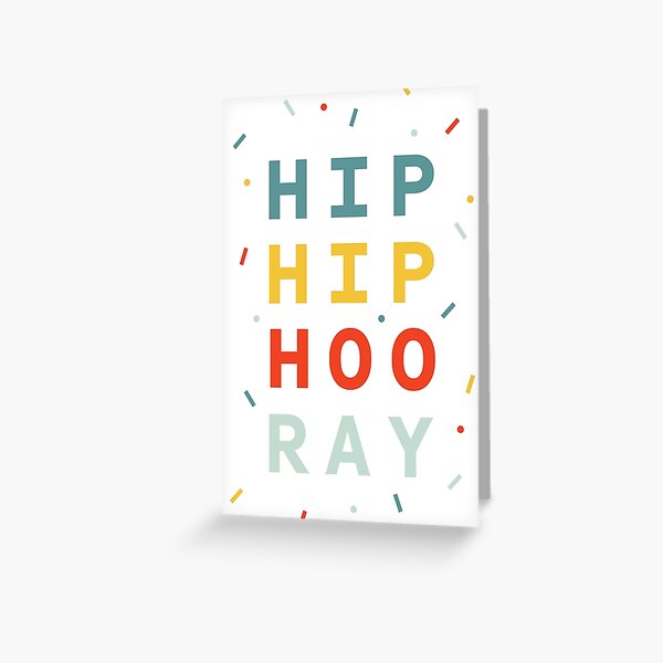 Item preview, Hip, Hip, Hooray! designed and sold by Melanie Hughes.