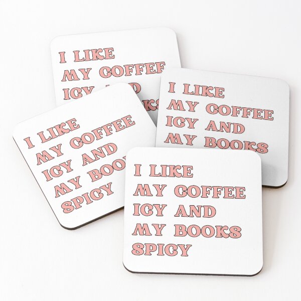 Item preview, I Like My Coffee Icy And My Books Spicy designed and sold by ZIZZO 22.