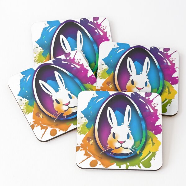 Item preview, Colourful Easter Bunny designed and sold by Zenvo.