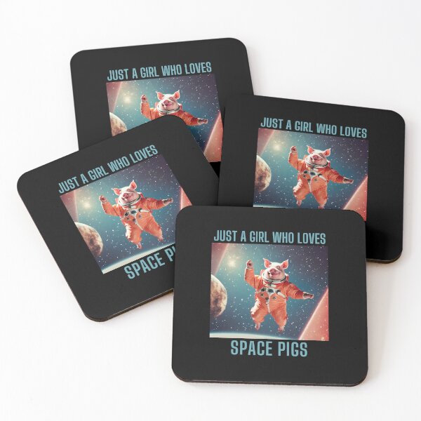 Item preview, Just a girl who loves space pigs designed and sold by SpacePigsZone.