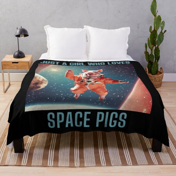 Item preview, Just a girl who loves space pigs designed and sold by SpacePigsZone.