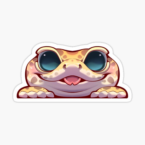 Item preview, Leopard Gecko Peek designed and sold by feralfane.