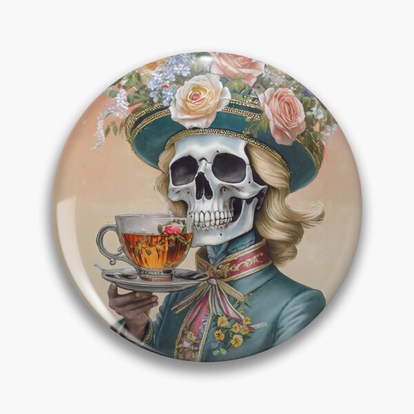 Item preview, A rich British woman drinking tea at the Death Feast designed and sold by GreissDesign.