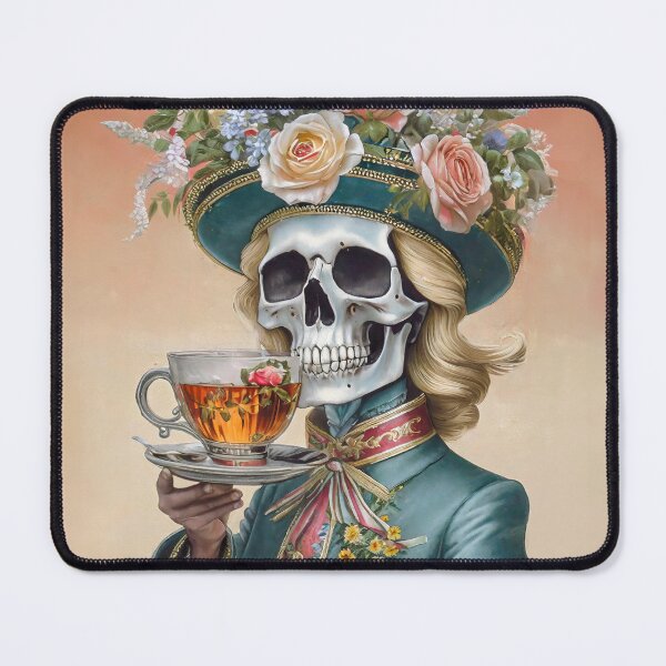 Item preview, A rich British woman drinking tea at the Death Feast designed and sold by GreissDesign.