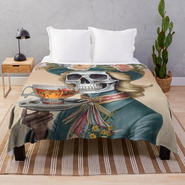 Item preview, A rich British woman drinking tea at the Death Feast designed and sold by GreissDesign.