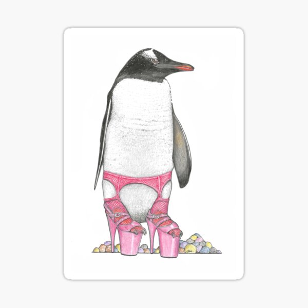 Item preview, Gentoo Penguin in Heels designed and sold by JimsBirds.