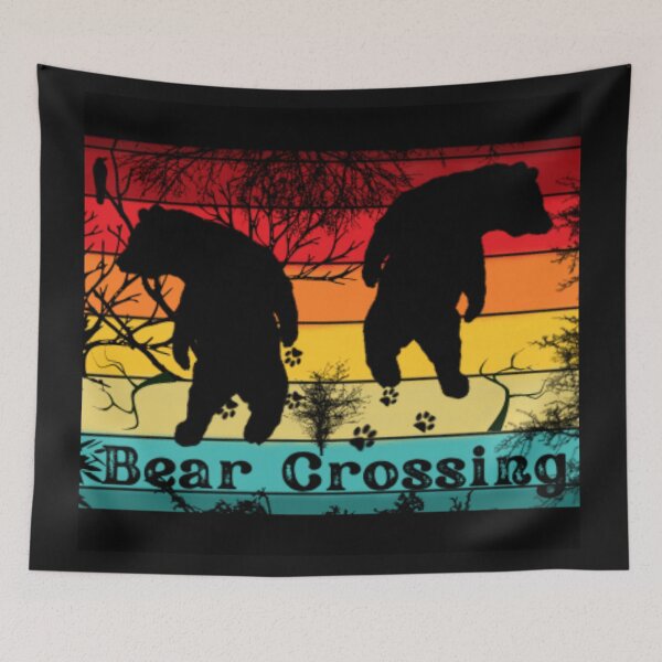 Item preview, bear crossing designed and sold by schmerkers.