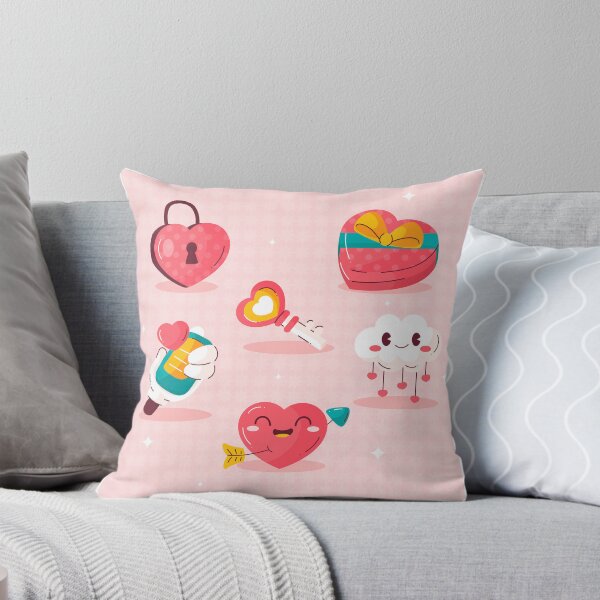 Item preview, Whimsical Love: Hand-Drawn Cartoon Elements" designed and sold by hjian8219.