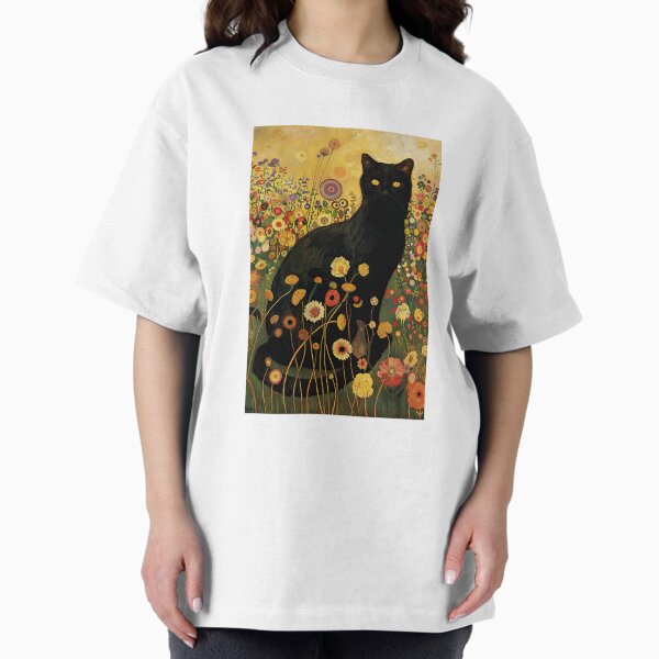 Item preview, Gustav Klimt Black Cat designed and sold by Felipe Hora.