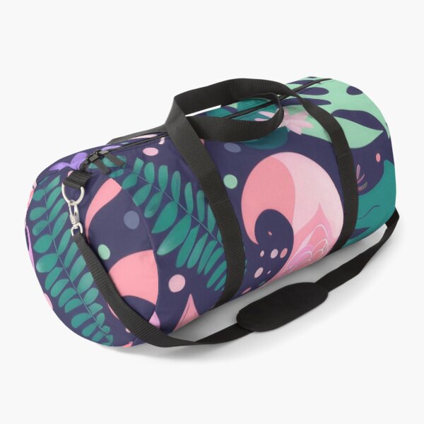 Item preview, Cute mermaid inspired pattern in pink, green & dark blue designed and sold by PrettyPinkSkies.