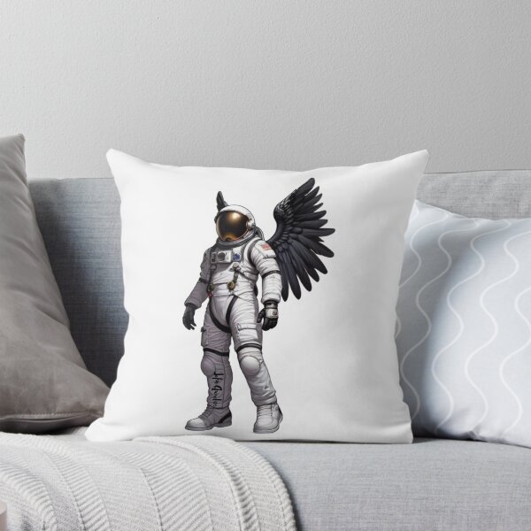 Item preview, Astronaut with black angel wings designed and sold by JohnChocolate.