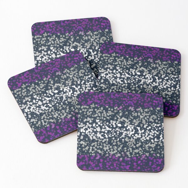 Item preview, Groovy Retro Boho Floral Abstract Graysexual Pride Flag designed and sold by Chaos Queery.