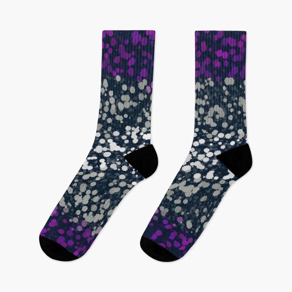 Item preview, Groovy Retro Boho Floral Abstract Graysexual Pride Flag designed and sold by Chaos Queery.