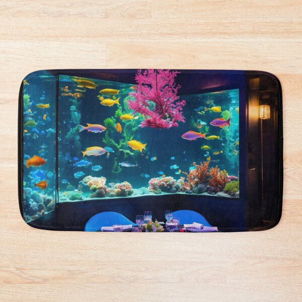 Item preview, Blue Ocean Restaurant - Book Setting - Aquarium designed and sold by AmberRoseWrites.