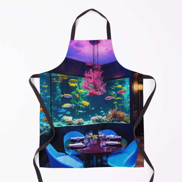 Item preview, Blue Ocean Restaurant - Book Setting - Aquarium designed and sold by AmberRoseWrites.
