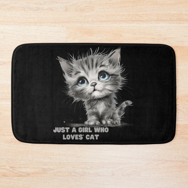 Item preview, Cute Kitty. Just a Girl Who Lover Cats designed and sold by elnexshop.