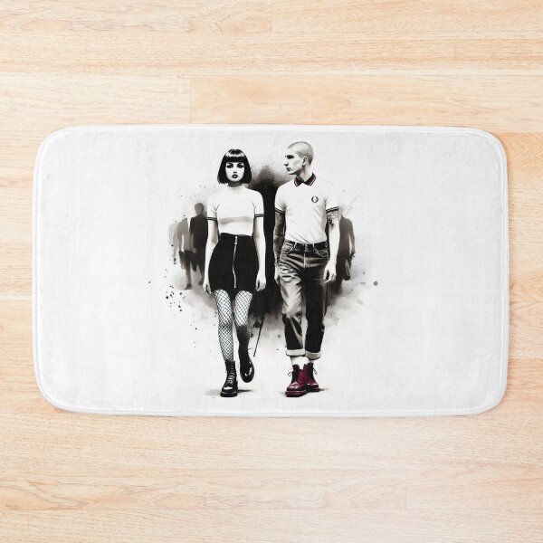 Item preview, Walking Ska Skinhead Couple  designed and sold by fatbanana.