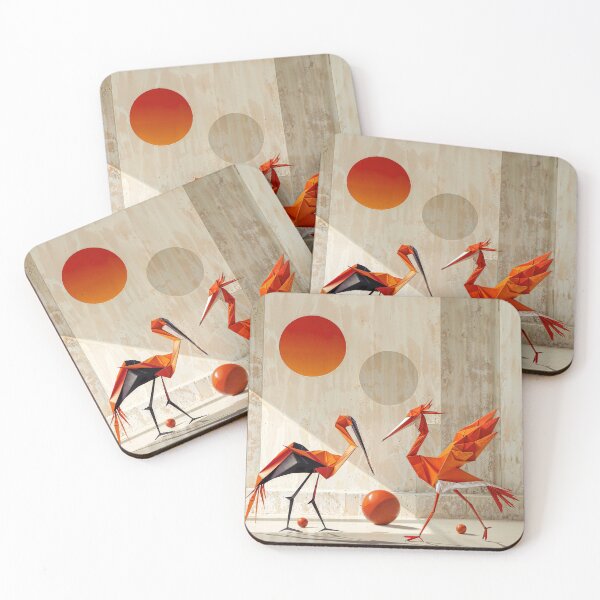 Item preview, Animals geometry and minimalism: Flamingo Bird designed and sold by JaN44Fotografia.