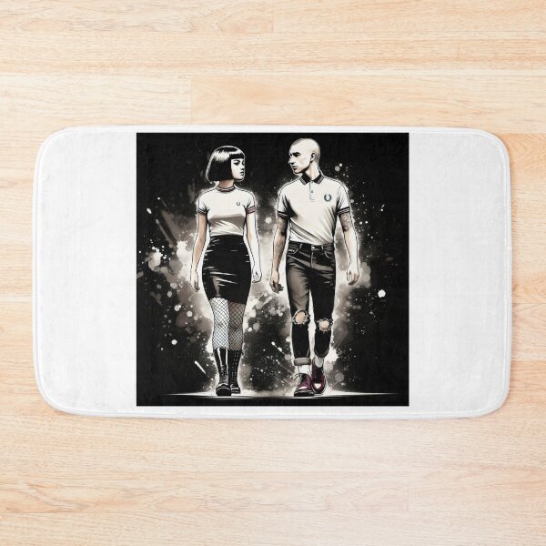 Item preview, Walking Ska Skinhead Couple v4 designed and sold by fatbanana.