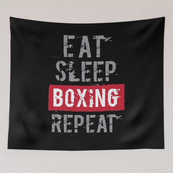 Item preview, Eat Sleep Boxing Repeat designed and sold by Kieran Abbott.