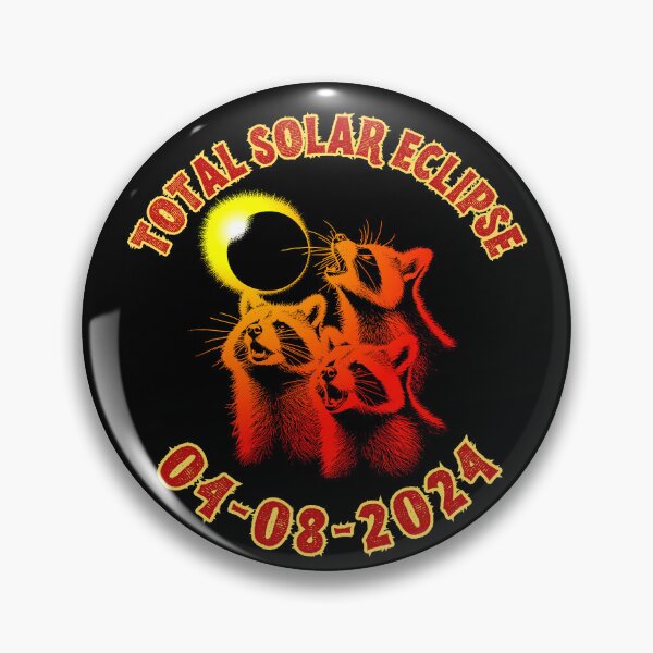Artikelvorschau, Total Solar Eclipse Raccoons entworfen und verkauft von WoodburyLake.