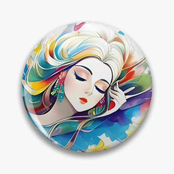 Item preview, SLEEPING BEAUTY COLORFUL  PRINCESS ABSTRACT ART designed and sold by digitalartlb.