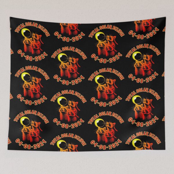 Item preview, Total Solar Eclipse Raccoons designed and sold by WoodburyLake.