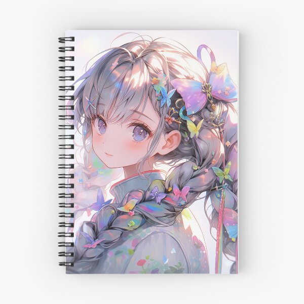Item preview, Pastel Butterfly Twintail Anime Girl designed and sold by bubblegoth.