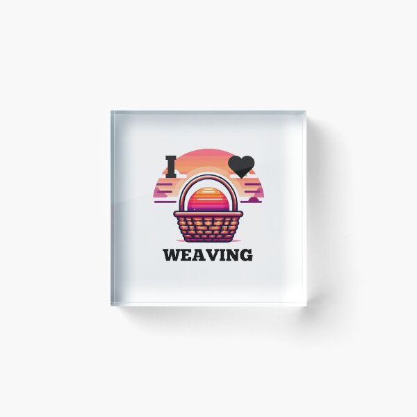 Item preview, I love weaving designed and sold by creativechaster.