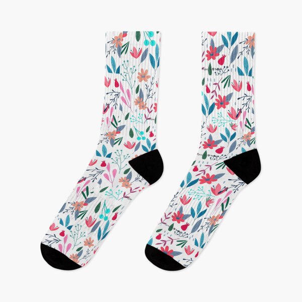 Item preview, Whimsical Blooms: Hand-Drawn Colorful Floral Background designed and sold by hjian8219.
