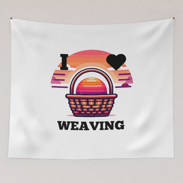 Item preview, I love weaving designed and sold by creativechaster.