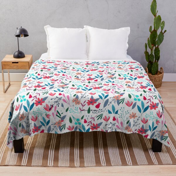 Item preview, Whimsical Blooms: Hand-Drawn Colorful Floral Background designed and sold by hjian8219.