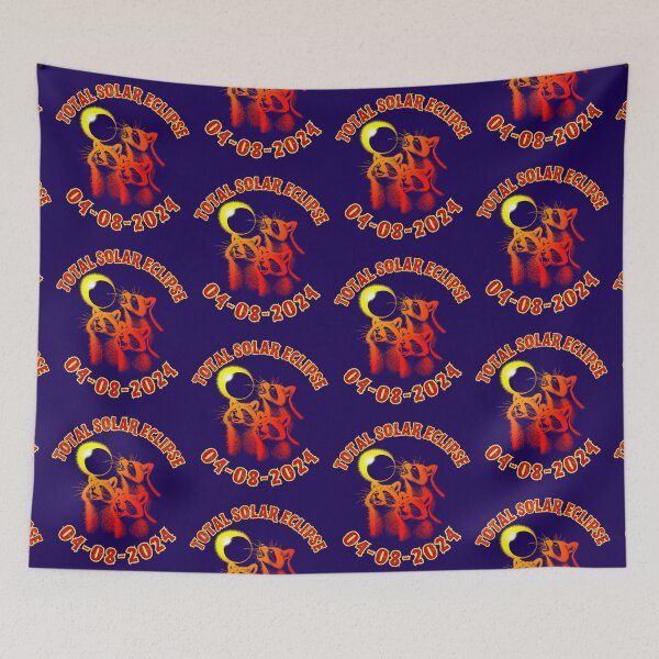 Item preview, Total Solar Eclipse Raccoons designed and sold by WoodburyLake.