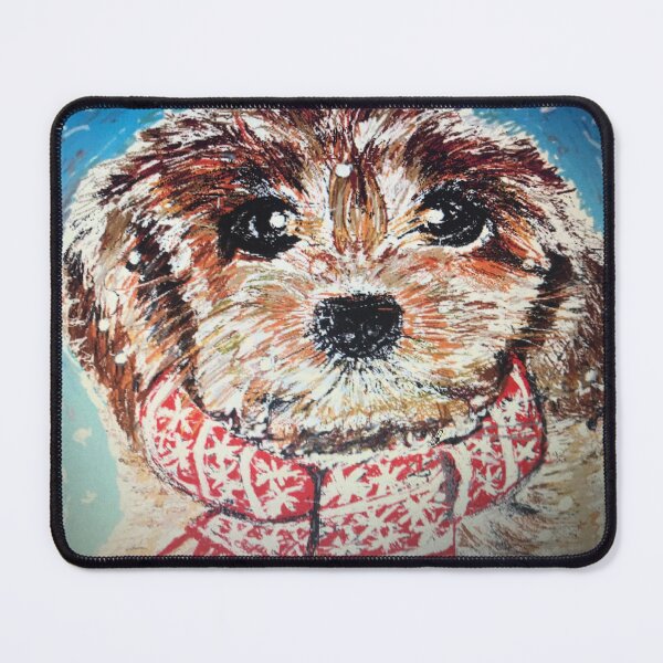 Item preview, Xmas dog in snow  designed and sold by PassionArt69.