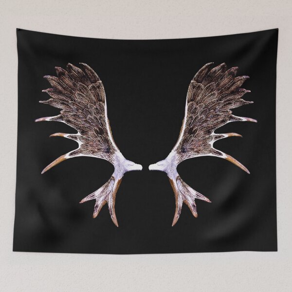 Item preview, double antler double eagle designed and sold by schmerkers.