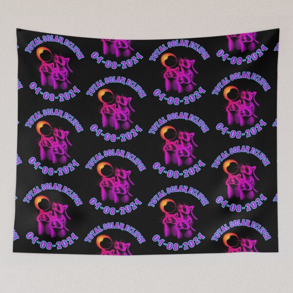 Item preview, Total Solar Eclipse Raccoons designed and sold by WoodburyLake.