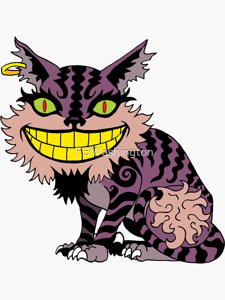 Thumbnail 3 of 3, Sticker, Cheezy Kitty - Now You See Me designed and sold by FBWashington.