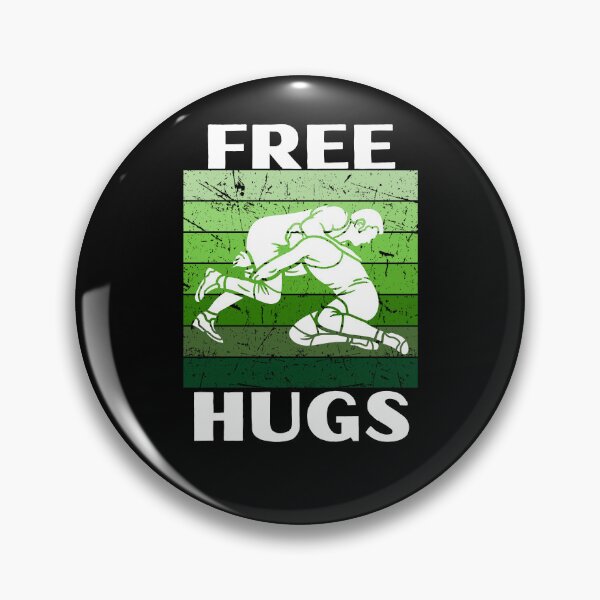 Item preview, Funny Wrestling Free Hugs Wrestle Humor Sports Wrestler designed and sold by MagicSD Designs.