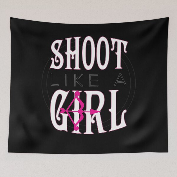 Item preview, Shoot Like A Girl designed and sold by Kieran Abbott.