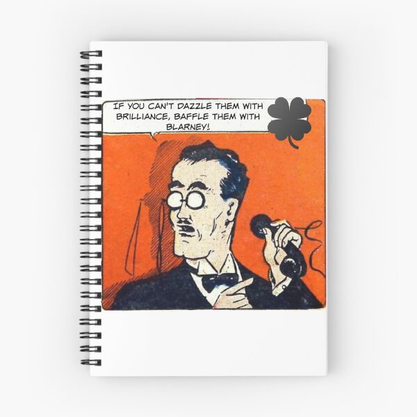 Item preview, If You Can't Dazzle Them With Brilliance, Baffle Them With Blarney! - Office Humor designed and sold by SSustainable.