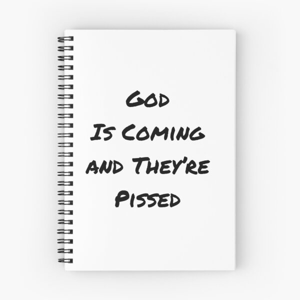 Item preview, God is coming and they’re pissed pronouns matter design designed and sold by Alicia Perrelli.