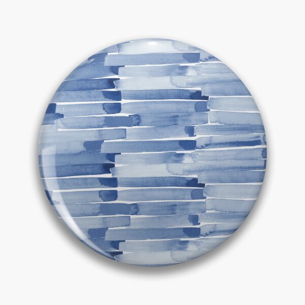 Item preview, Blue Navy Robin Egg Watercolor Paint Strokes Background Design Pattern designed and sold by Sarcastic Narwhal.