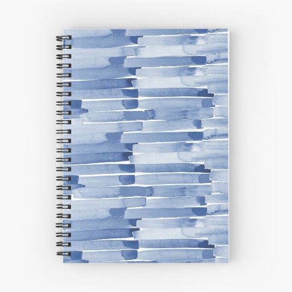 Item preview, Blue Navy Robin Egg Watercolor Paint Strokes Background Design Pattern designed and sold by Sarcastic Narwhal.