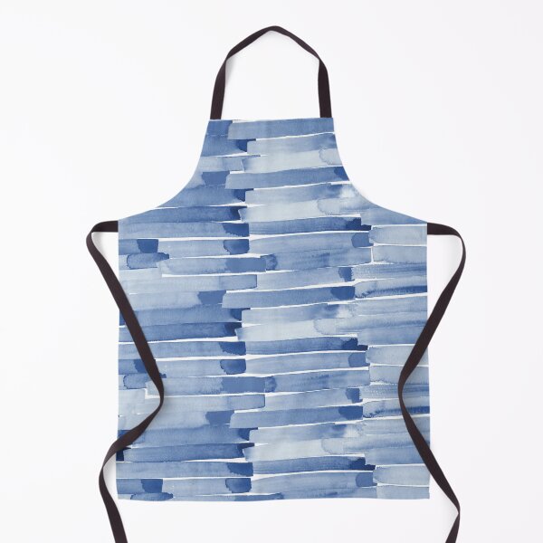 Item preview, Blue Navy Robin Egg Watercolor Paint Strokes Background Design Pattern designed and sold by Sarcastic Narwhal.