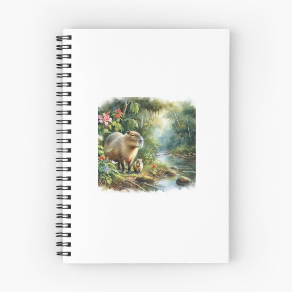 Item preview, Capybara Mom & Baby3 designed and sold by Capybara Art Lover.