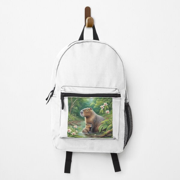 Item preview, Capybara Mom & Baby5 designed and sold by Capybara Art Lover.