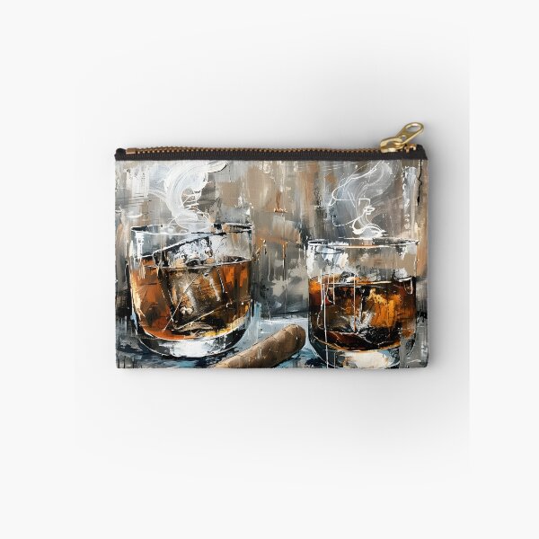 Artikelvorschau, Whiskey Whispers – Eine zeitlose Geschichte von weißen Dämpfen und ausdrucksstarken Strichen. Digitale Abstraktion entworfen und verkauft von OlfactoART Studio.