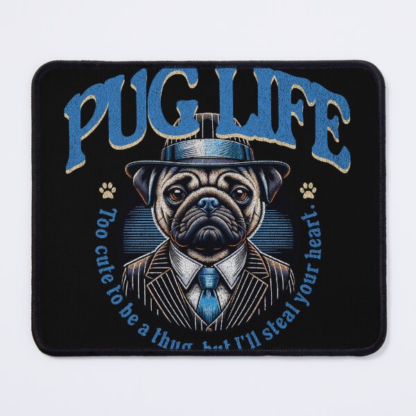 Item preview, Pug Life: Where Adorableness Meets Gangster Swagger designed and sold by DesignByJeff.