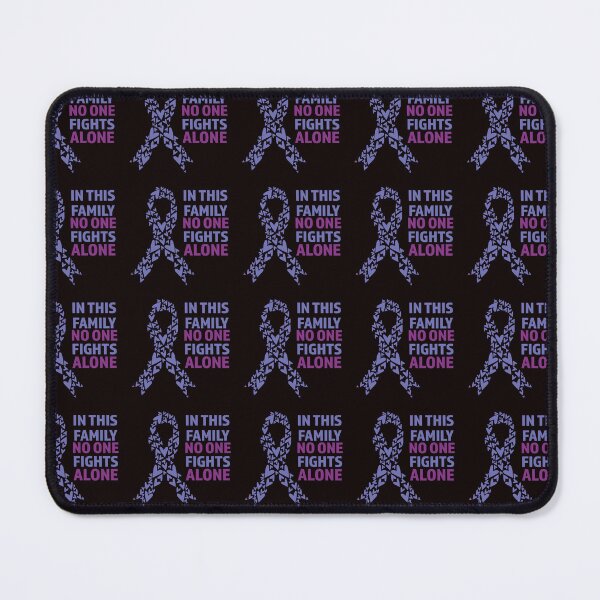 Item preview, Esophageal cancer awareness, in this family no one fights alone, periwinkle Ribbon, Esophageal Ribbon designed and sold by BlueDiamond-19.