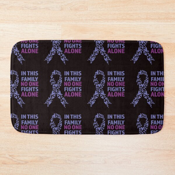 Item preview, Esophageal cancer awareness, in this family no one fights alone, periwinkle Ribbon, Esophageal Ribbon designed and sold by BlueDiamond-19.